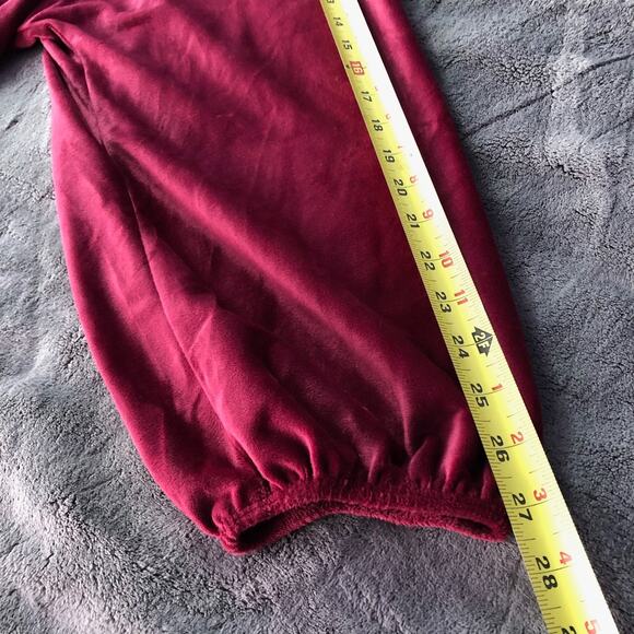 NWT Bobeau Velvet Tunic Top Size 3X Embroidered Empire Waist Burgundy Puff Sleev - Picture 5 of 9